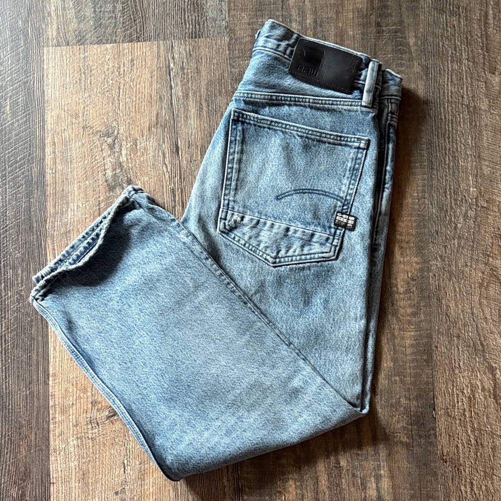 G-Star Women's Type 89 loose Jeans in Light Blue Wash